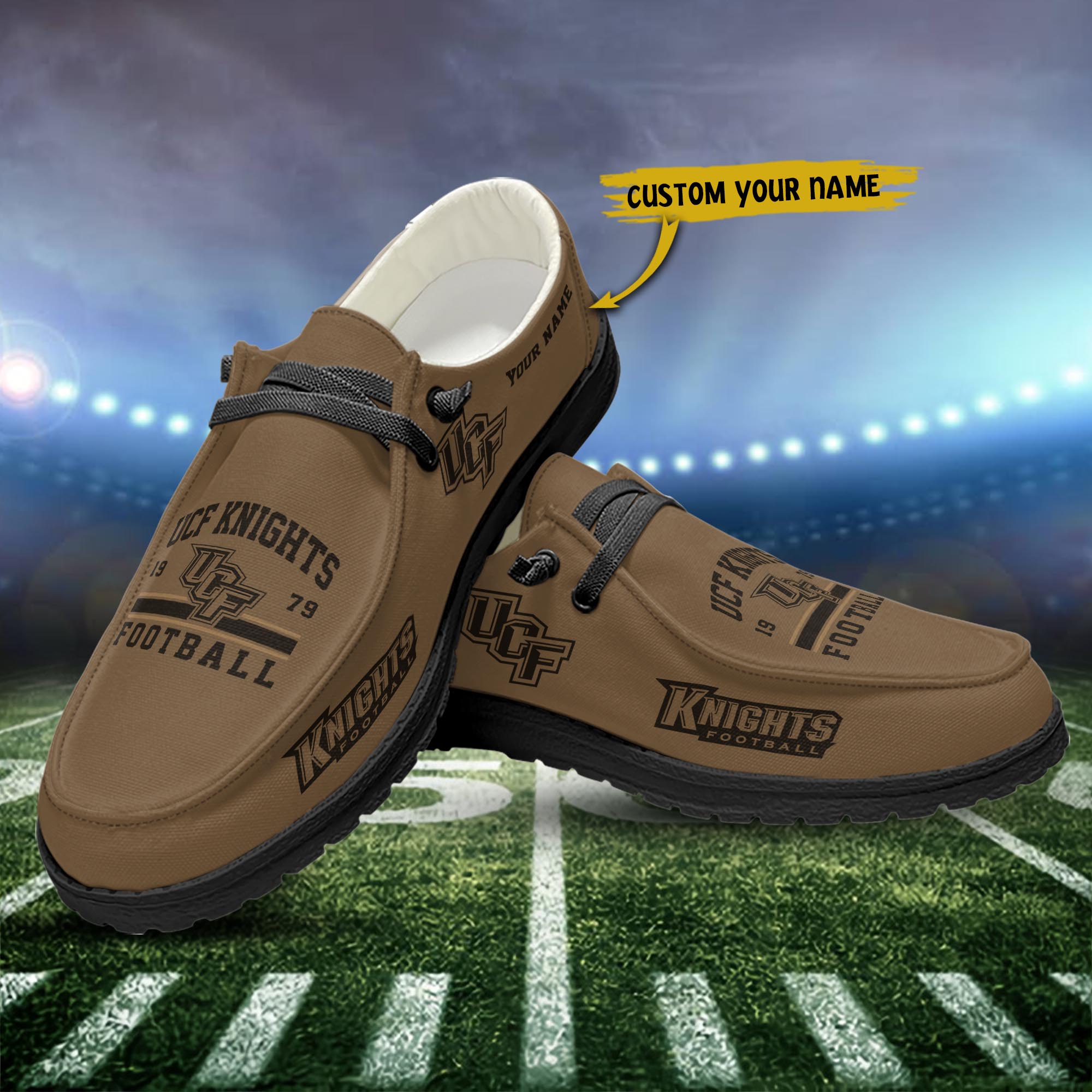 UCF Knights personalisierte H-D-Sportschuhe – individuelles Namensdesign