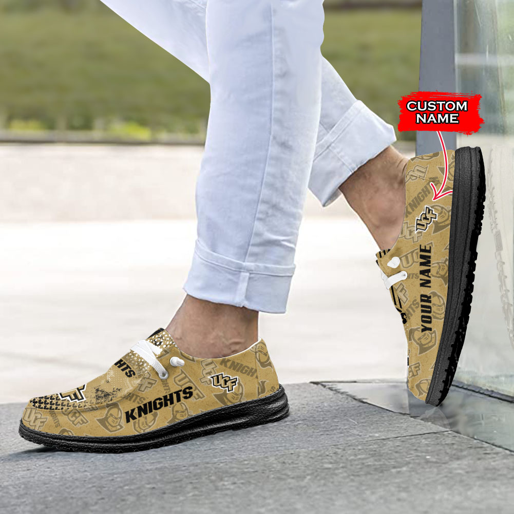 UCF Knights personalisierte H-D-Sportschuhe – individuelles Namensdesign