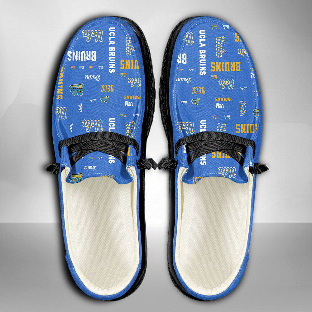 UCLA Bruins H-D Shoes Wally Herren-Slipper zum Schnüren für Männer und Frauen