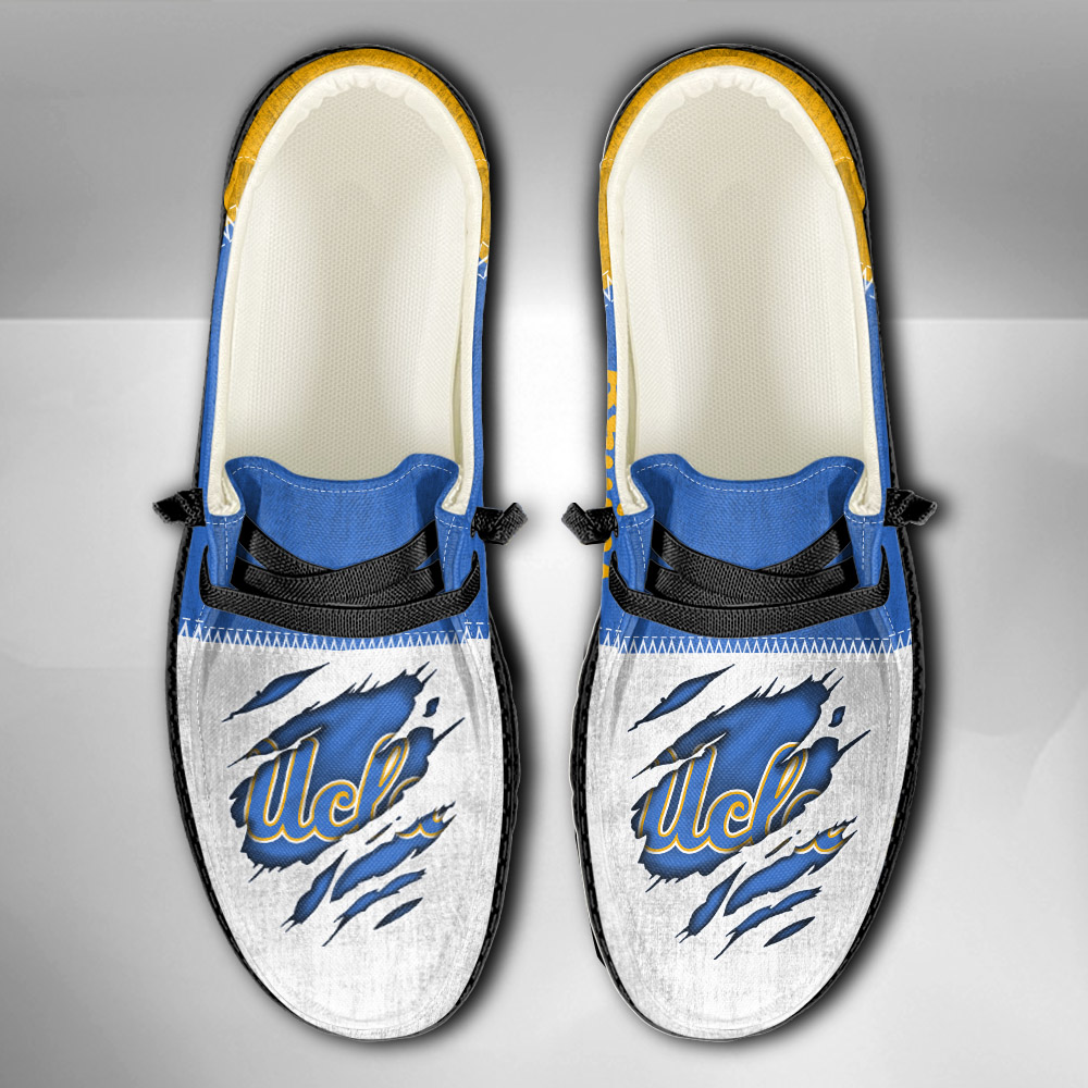 UCLA Bruins H-D Shoes Wally Herren-Slipper zum Schnüren für Männer und Frauen