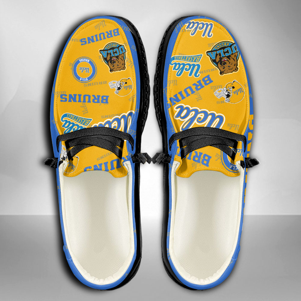 UCLA Bruins H-D Shoes Wally Herren-Slipper zum Schnüren für Männer und Frauen