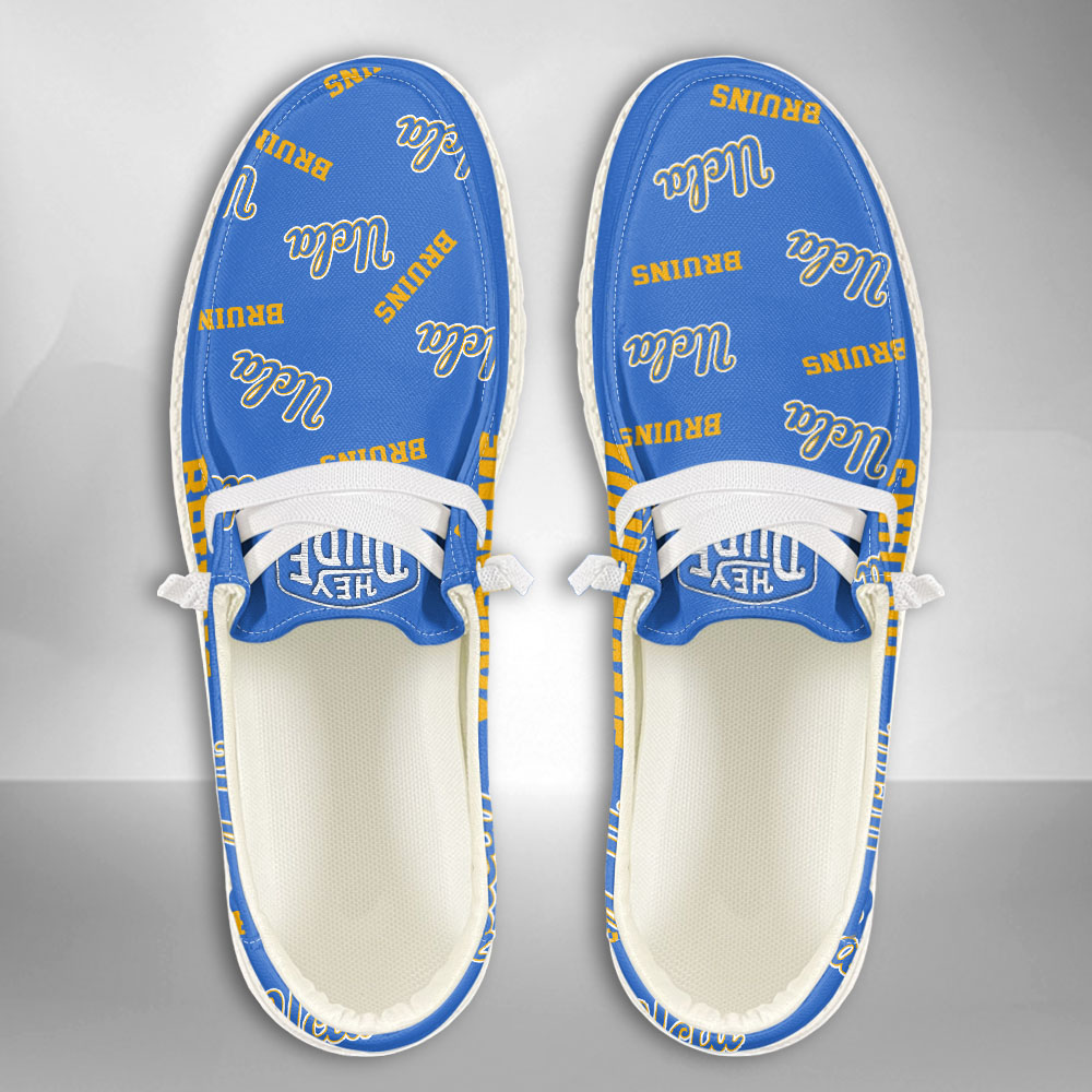 UCLA Bruins H-D Shoes Wally Herren-Slipper zum Schnüren für Männer und Frauen