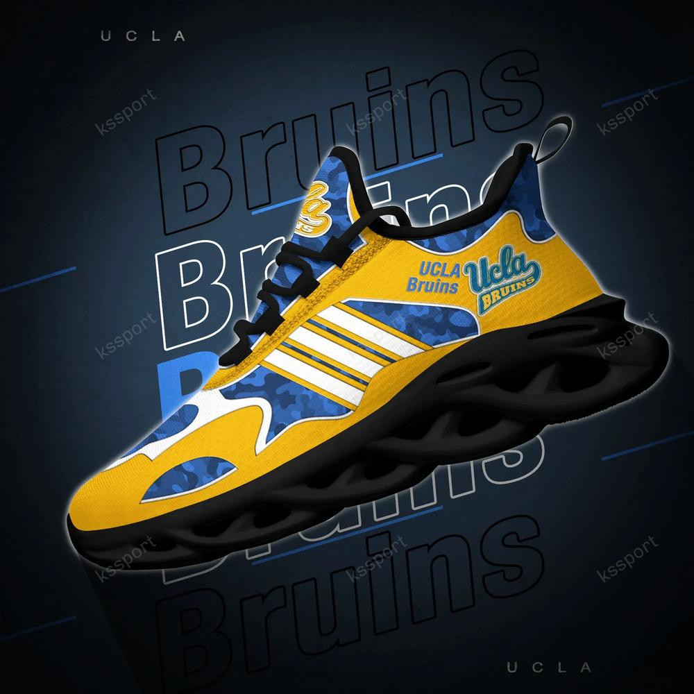UCLA Bruins Max Soul Clunky, Camo Running Sneakers für Fans aller Zeiten