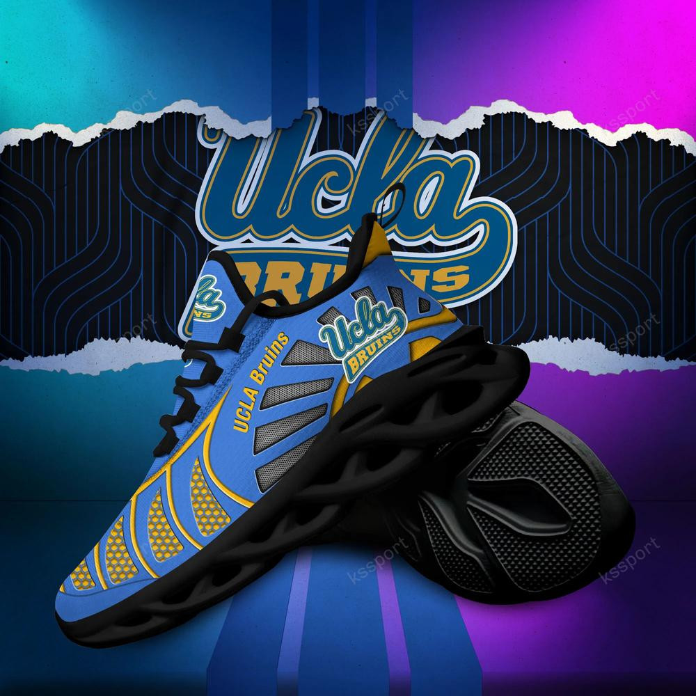 UCLA Bruins Max Soul Clunky, schwarz-weiße Laufschuhe