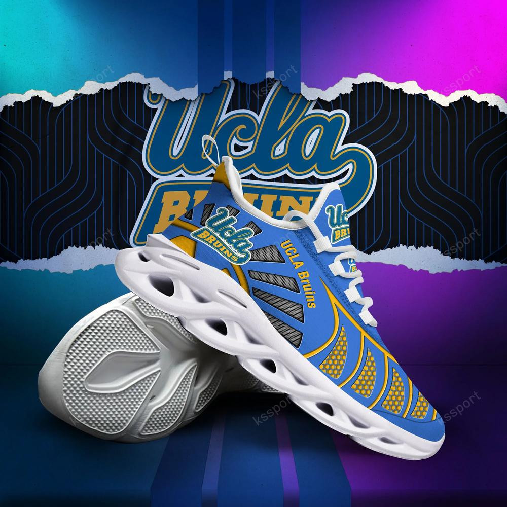 UCLA Bruins Max Soul Clunky, schwarz-weiße Laufschuhe