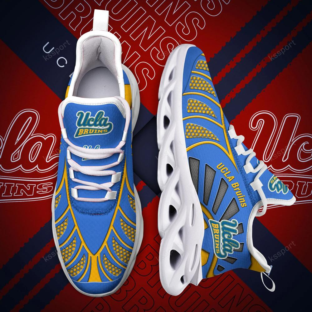 UCLA Bruins Max Soul Clunky, schwarz-weiße Laufschuhe