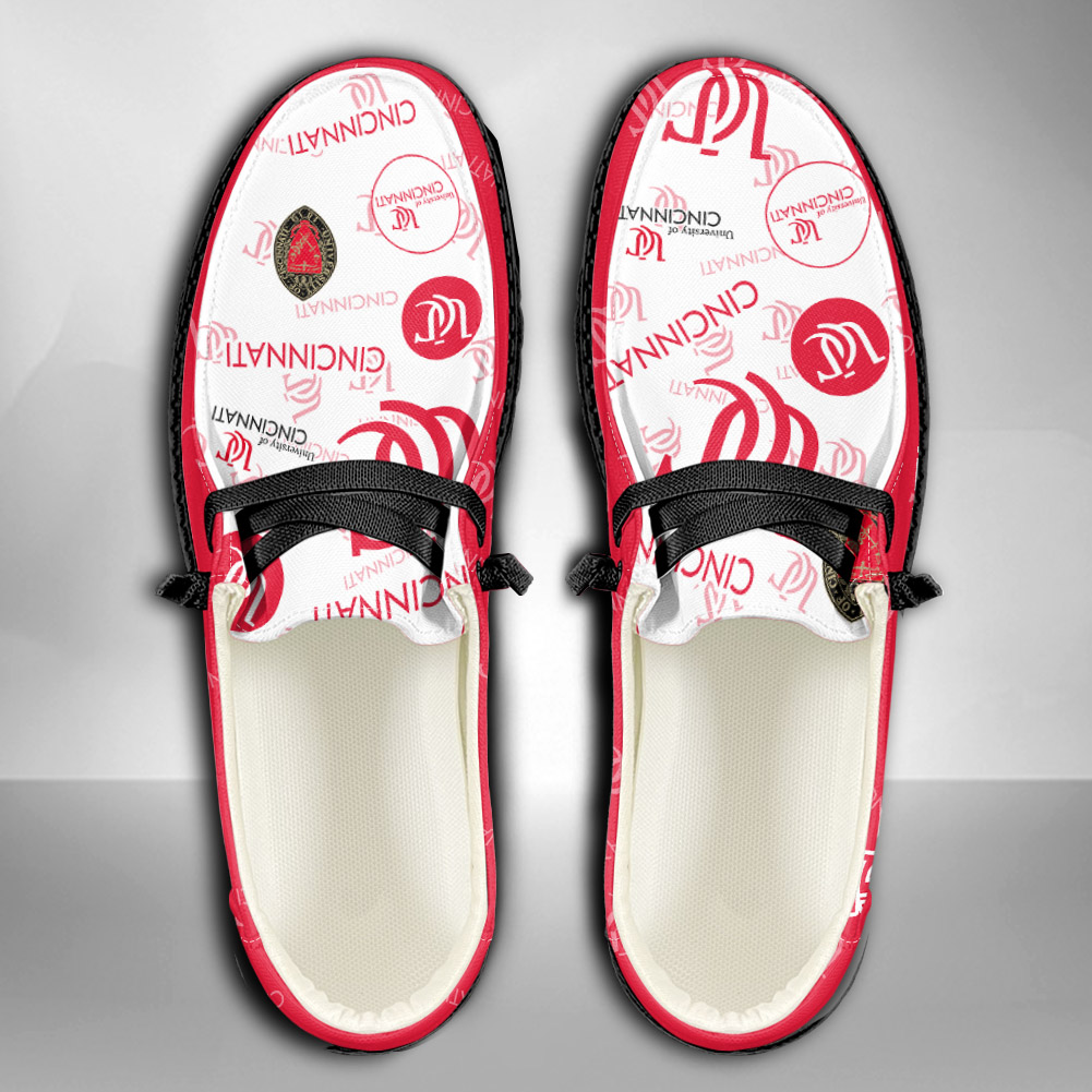 University of Cincinnati H-D Shoes Wally Herren-Slipper zum Schnüren für Männer und Frauen