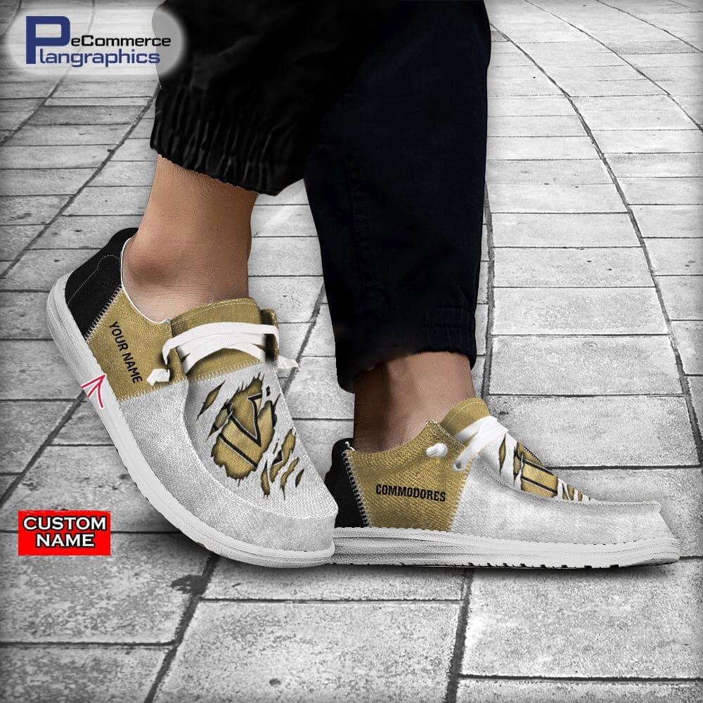 Vanderbilt Commodores Custom Name H-D Schuhe