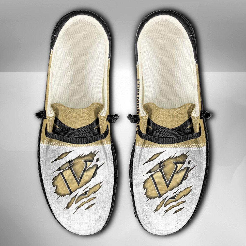 Vanderbilt Commodores H-D Shoes Wally Herren-Slipper zum Schnüren für Männer und Frauen
