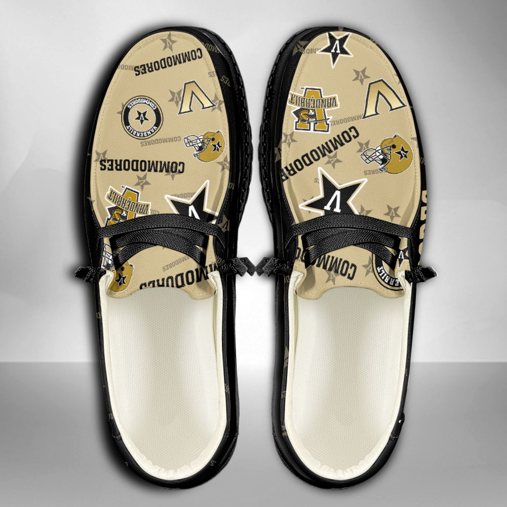 Vanderbilt Commodores H-D Shoes Wally Herren-Slipper zum Schnüren für Männer und Frauen