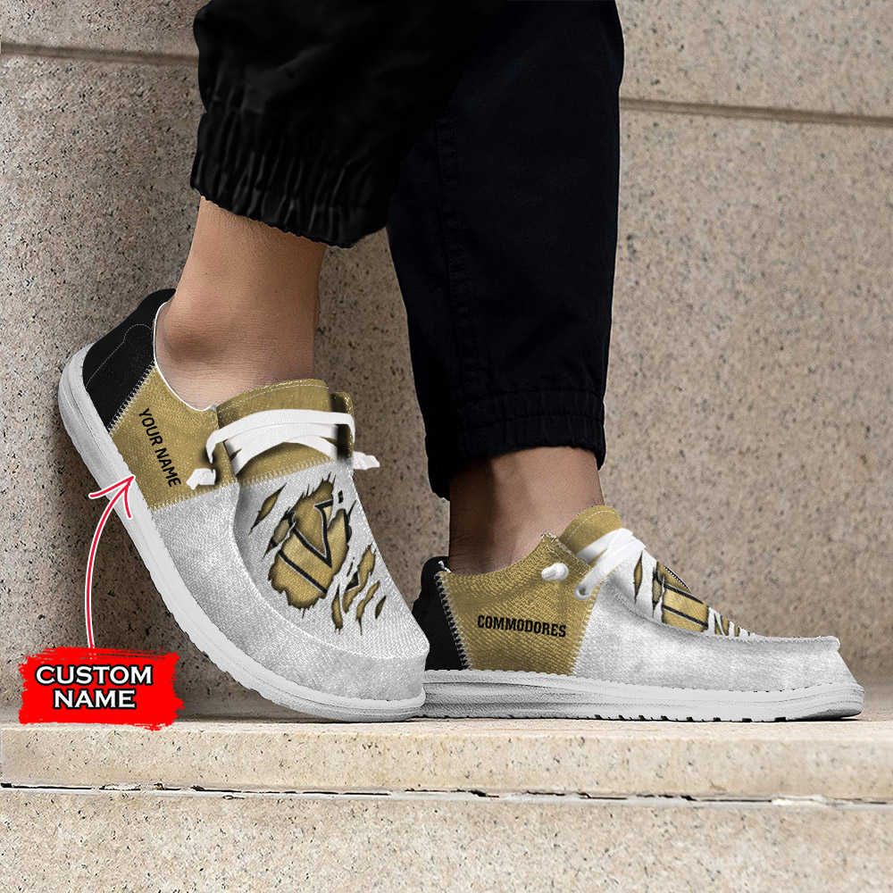 Vanderbilt Commodores personalisierte H-D-Sportschuhe – individuelles Namensdesign