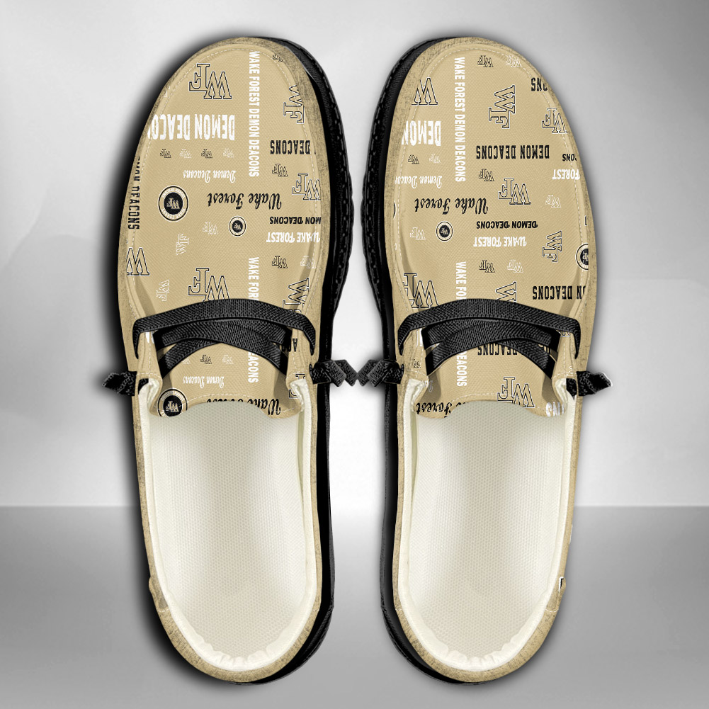 Wake Forest Demon Deacons personalisierte H-D-Sportschuhe – individuelles Namensdesign