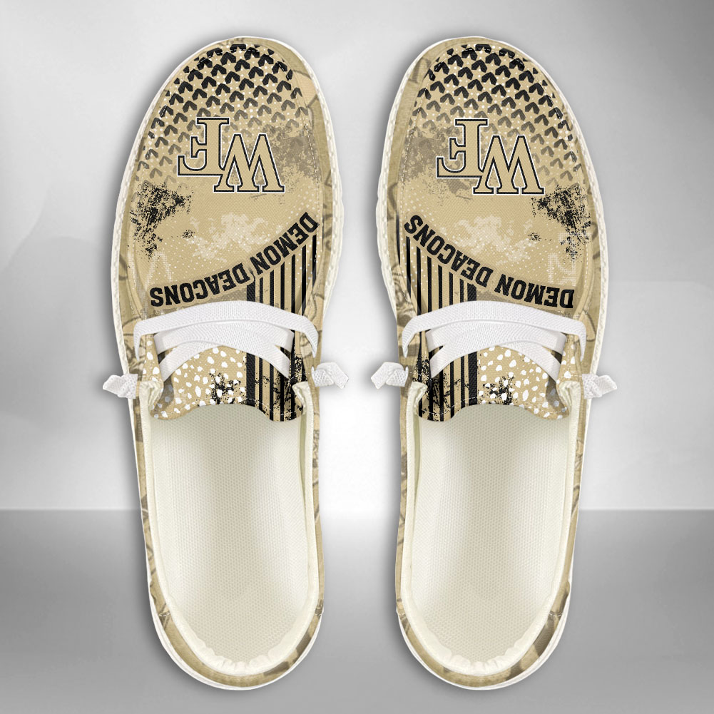 Wake Forest Demon Deacons personalisierte H-D-Sportschuhe – individuelles Namensdesign