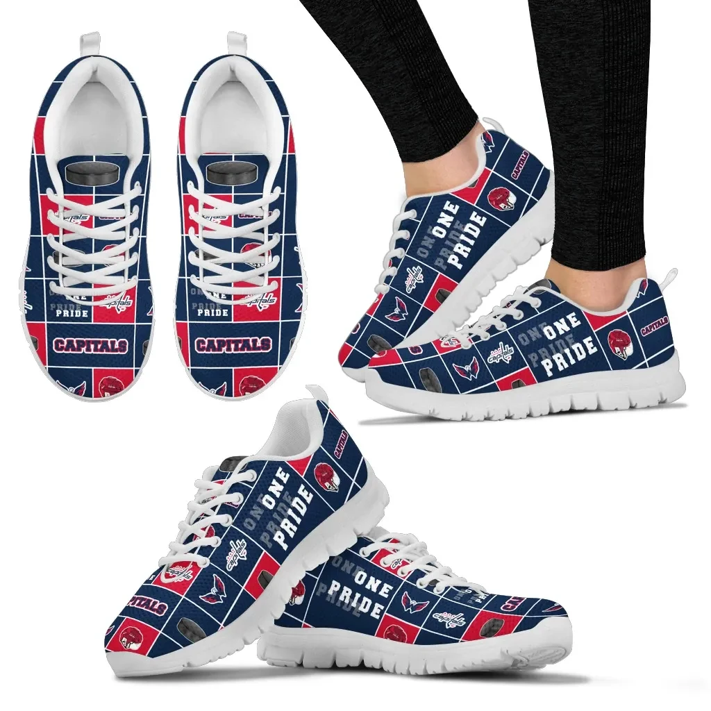 Washington Capitals-Turnschuhe mit Pride-Flagge